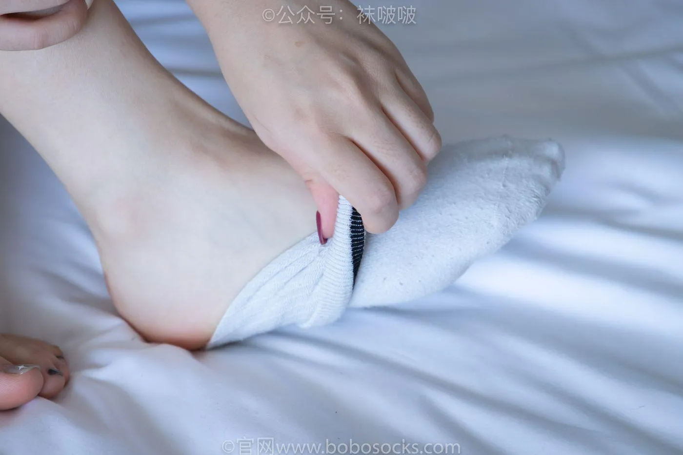 [BoBoSocks袜啵啵]NO.003 果冻-麦昆鞋、白色脏棉袜 [133P]插图2